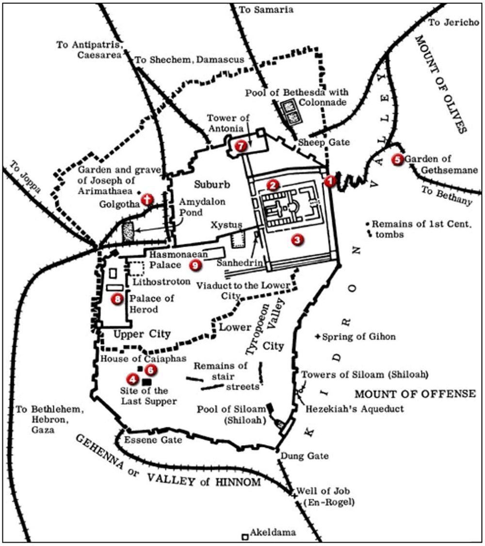 5-1 골고다의 위치